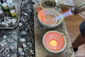 黄金，白银，黄铜烧出来都是什么样的，小袁告诉大家怎样简单辨别