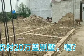 20万在农村真能盖别墅吗？都来看看阿勇分析的对不对视频封面