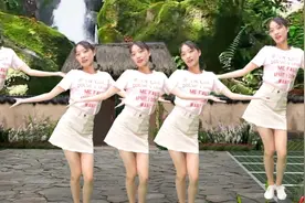 星辰广场舞筷子兄弟最新洗脑神曲《小水果》，含妹子可爱舞蹈教学视频封面