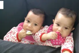 双胞胎宝宝抢玩具，超级可爱，最后到底谁抢到呢？看完就知道了！视频封面