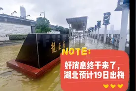 好消息终于来了，预计湖北7月19日出梅，强降雨真的要结束了？视频封面