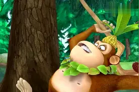 光头强的脚臭味儿把吉吉都给熏晕了，实在是太臭了！视频封面