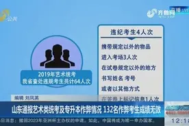 山东通报艺术类统考及专升本作弊情况，132名作弊考生成绩无效视频封面