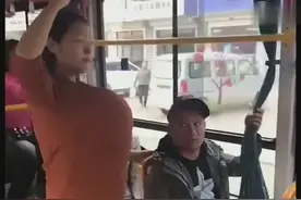 大哥不给让座大胸妹秒变孕妇，大哥想吓坏了赶紧给让座！视频封面