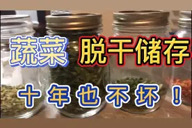 很多网友问我蔬菜如何储存，水分脱干，也能保存10年！视频封面