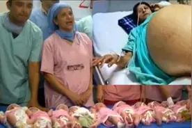 这个了不起女人一胎生了十一个，打破了人类生育极限视频封面