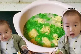 1岁宝宝辅食，宝宝翡翠虾，荤素搭配营养均衡，钙质更容易被吸收