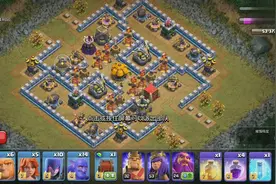 部落冲突单机地图：康庄大道非电龙打法