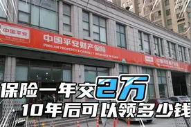 保险一年交2万元，10年后可以领多少钱？视频封面