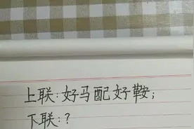 上联：好马配好鞍；诚邀大神们对下联？