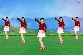 抖音火爆三步踩《山谷里的思念》健身广场舞精选，有分解更好学视频封面