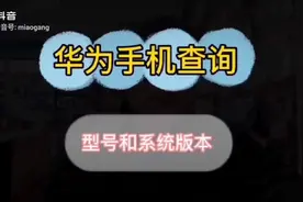 华为手机查询型号和系统版本视频封面