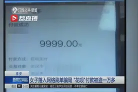 女子落入网络刷单骗局 “花呗”付款被盗一万多视频封面