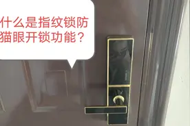 什么是防猫眼开锁功能？指纹锁防猫眼功能讲解视频封面