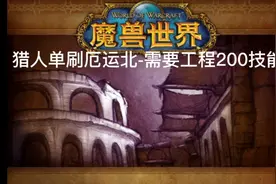 魔兽世界怀旧版猎人单刷厄运北！一小时收益100g-120g视频封面