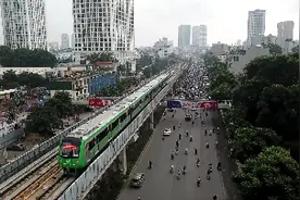 空中航拍越南首都河内，你知道河内城市地铁是我大中国援建吗?视频封面