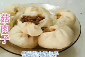猪肉香菇洋葱馅的大包子好吃不贵，在家就能做视频封面
