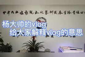 大帅今天给大家解释一下vlog的意思，并继续分享我的日常生活！