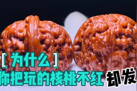 为什么你盘的文玩核桃不红反而会发黑呢？核农老黄为您讲述！视频封面