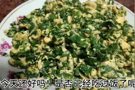 自家种的大蒜，用4个鸡蛋炒，香！娃爱吃！家常小炒:蒜叶炒鸡蛋！视频封面
