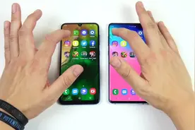 三星A50速度对比S10Plus、我知道有差距可这表现还不错