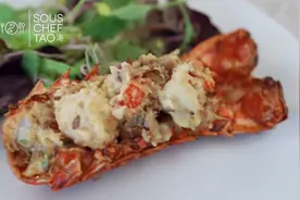 法式焗烤龙虾尾，在家轻松做高级法国大餐，虾肉鲜甜奶香浓郁