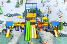 《超级飞侠》超级飞侠团队共同合作建造水上乐园，好期待！视频封面