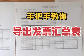 出纳基础，手把手教你如何导出发票汇总表#视频封面