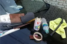 大众途观雨刮器掉色 完美修复 车友们看一下