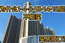 1、4、8、13、14、18、层为什么不能买，这些楼层真不能买吗？视频封面