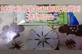 翻板钩和串钩的完美结合即有诱鱼效果又能钓鱼。视频封面