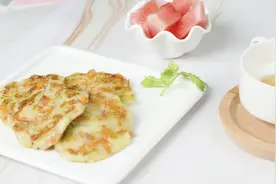 亲子美食推荐：火腿土豆早餐饼，哈哈，早餐又多了一个花样！视频封面
