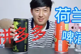 荷兰啤酒荣荣拼多多买来黑啤白啤都一起测评视频封面