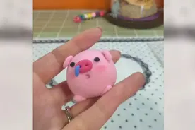 简单几步，就能做出这么可爱的粘土小猪，这也太神奇了吧视频封面