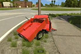 赛车游戏 极速越野皮卡车撞上电线杆视频封面