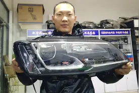 速腾gli款大灯面罩爆裂！换整个大灯费用高，换面罩吧！轻松搞定视频封面