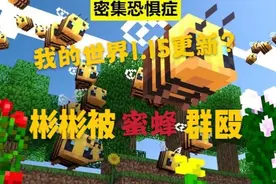 我的世界:我的世界1.15更新，彬彬被蜜蜂群殴！彬彬解说
