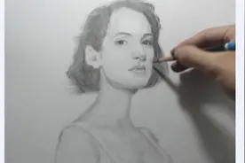 孤傲高冷，时尚霸气的素描小姐姐教程，你值得拥有视频封面