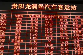 贵阳龙洞堡汽车客运站运营班线，有到你家乡的么