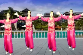 印度舞《阿拉伯之夜》 动作优美时尚好看  印度舞快来欣赏吧视频封面