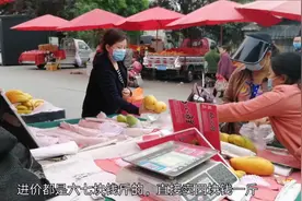 小伙摆摊卖芒果，进价6元直接卖4元，只要你舍得亏没有卖不脱的货视频封面