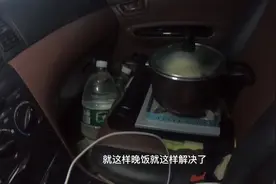 从河南直接到内蒙古大草原自驾游，下雪觉得冷，在车里蒸馒头