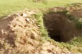 在都是沙土建造的古墓里 却出现一层黄胶泥 专家猜测是为防渗水