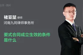 要式合同成立生效的条件是什么视频封面