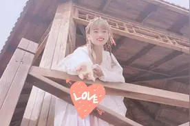 为了美照，穿汉服去爬山，上去后尴尬啦视频封面