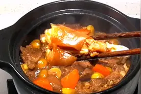 板栗焖羊肉，好吃不腻，冬天必备菜品