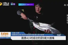 夜钓水库，钓友一晚上4个小时连钓9条大翘嘴，我服了视频封面