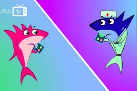 5条小鲨鱼宝宝跳在床上唱歌视频封面