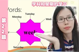 四年级英语阅读训练100篇第22篇，我喜欢的学科，Subjects和星期视频封面