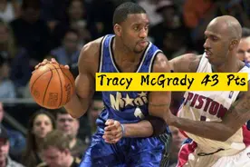 【麦迪季后赛】2003季后赛魔术VS活塞，麦迪独得47分视频封面